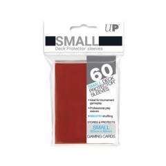 PRO-Gloss Small Size Deck Protector Sleeves (60 ct.) Red